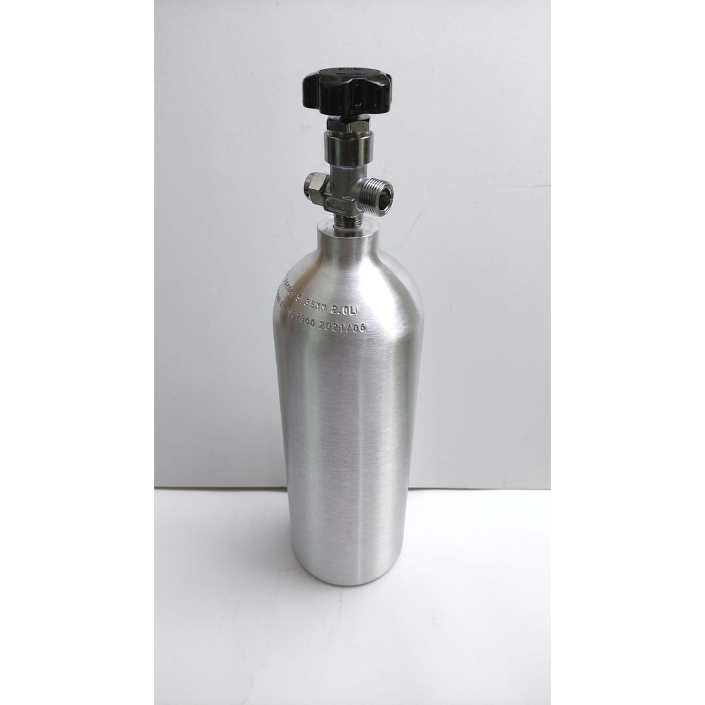 (SG STOCK) ALUMINUM CO2 cylinder, top load and side load available, CO2