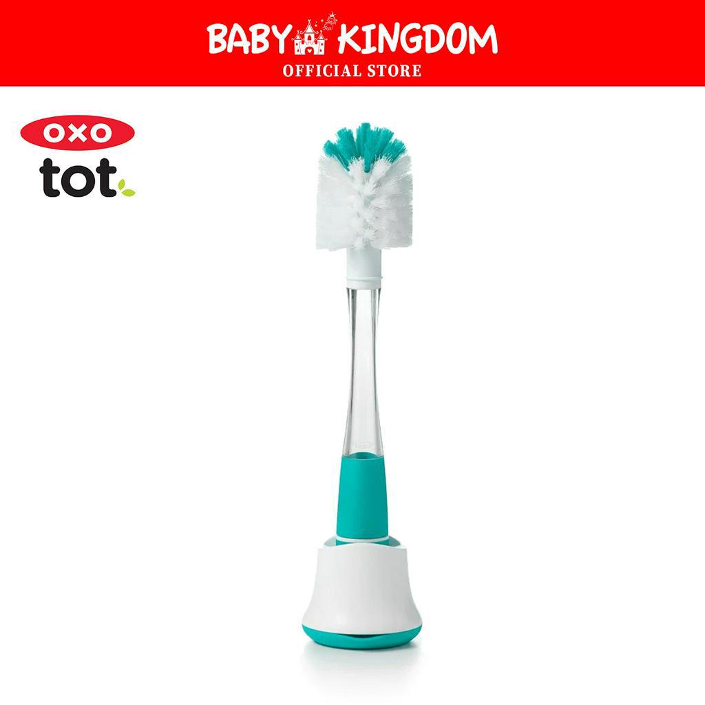 Oxo Tot Soap Dispensing Bottle Brush With Stand (Teal) Shopee Singapore