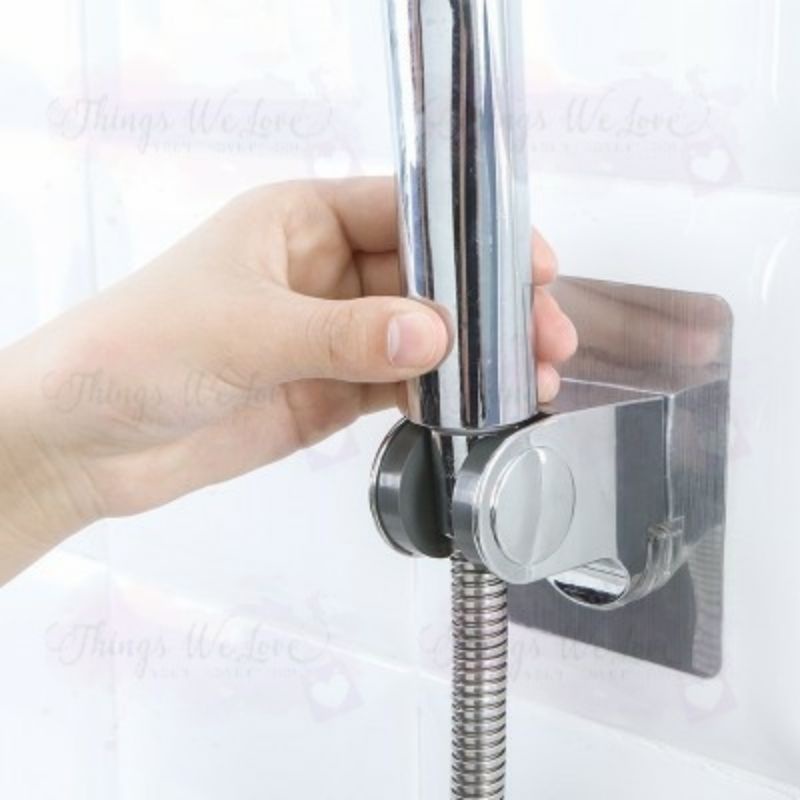[SG SELLER] [FREE SHIPPING] Stick On Shower Head Holder (Type G) Grip