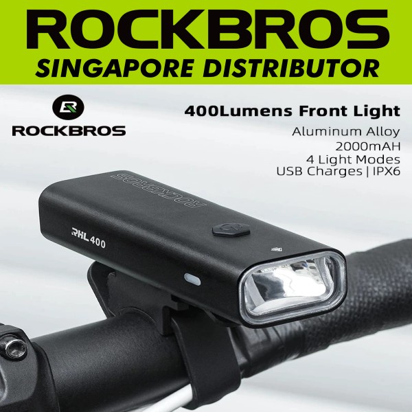 [NEW] ROCKBROS RHL400 Bicycle light USB 400 Lumens Rechargeable Cycling