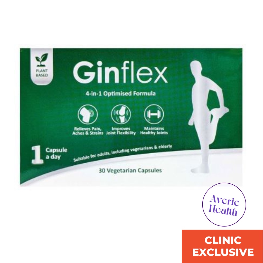 Ginflex Capsules 30s Support Joint & Muscular Pain, Quick Pain Relief