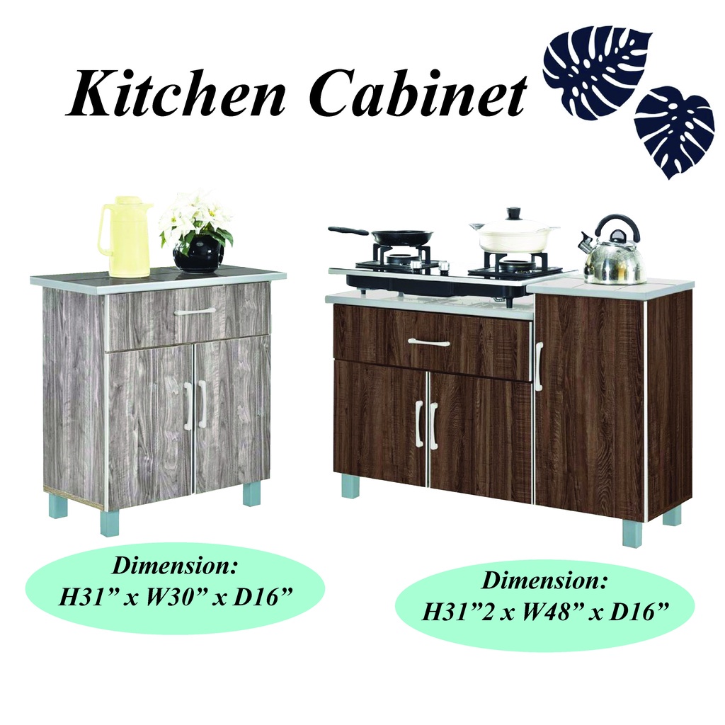 Kitchen Storage Gas Almari Dapur Tile Table Top Kitchen Shopee