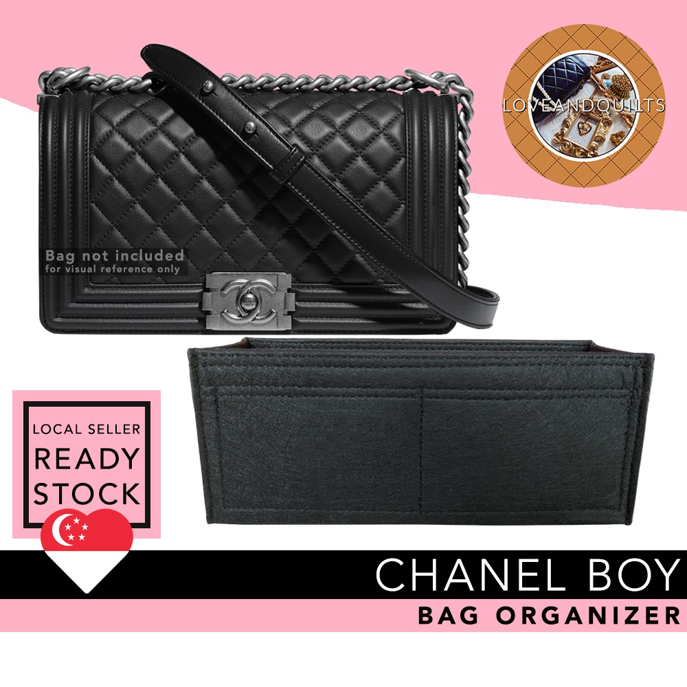 [SG] ️Chanel Boy Flap Bag Organizer bag Insert bag Shaper bag Liner