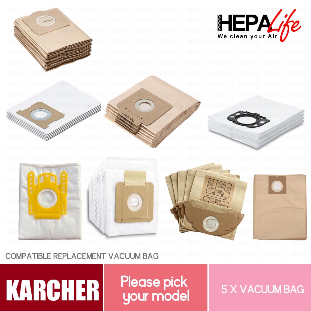 Karcher compatible Vacuum Bag Dust Bag Shopee Singapore