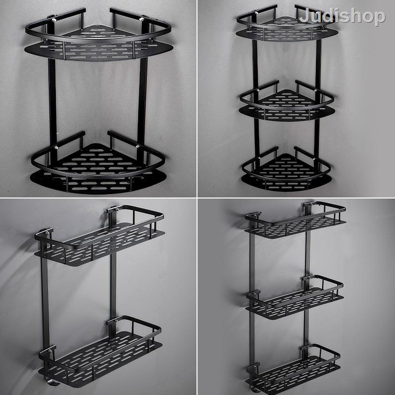 [Local Seller] Bathroom corner rack free punching Shampoo Shower Corner