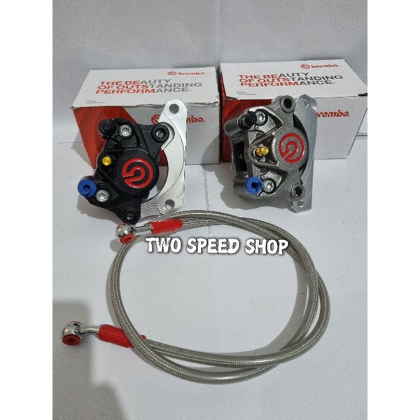 Brmbo 2p 2 piston Caliper big logo+Standard disc disc Caliper Bracket