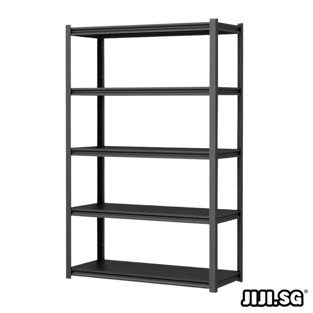GAETAN Boltless Rack 5 Tier / Adjustable Height / Minimalist Design / Sturdy Frame (JIJI.SG