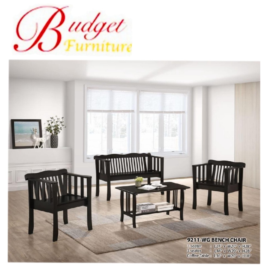 NEW ARRIVAL 3+1+1 WOODEN SOFA SET Shopee Singapore