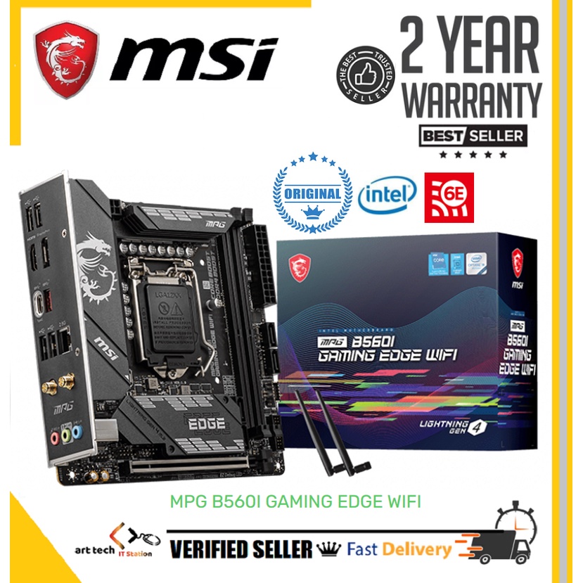 MSI MPG B560I GAMING EDGE WIFI | Shopee Singapore