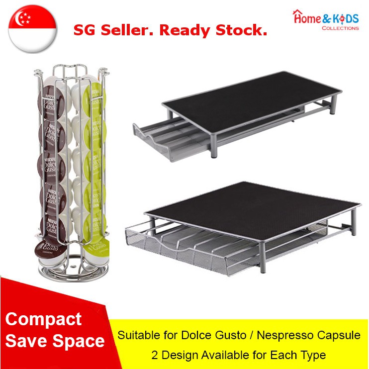 Nescafe Dolce Gusto Capsules Storage Drawer Standing Holder for Dolce