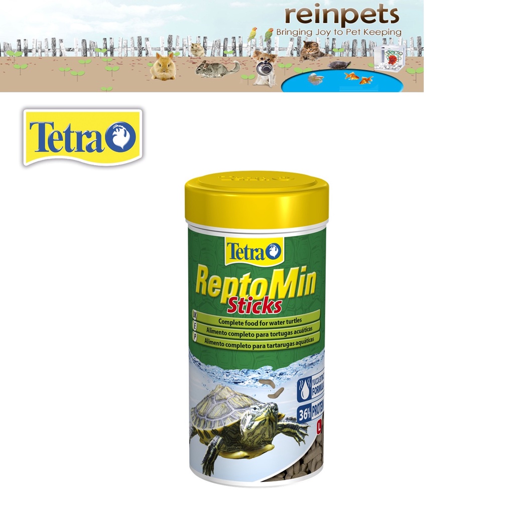 Tetra ReptoMin, Turtle Food, Nutritionally Balanced Premium Food for
