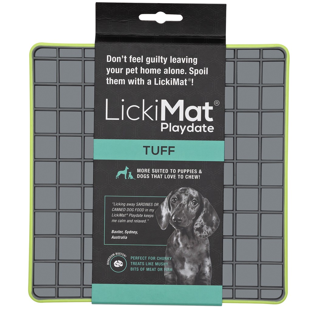 LICKIMAT® PLAYDATE TUFF (AVAILABLE IN 4 COLOURS)TUFF AND VIRTUALLY