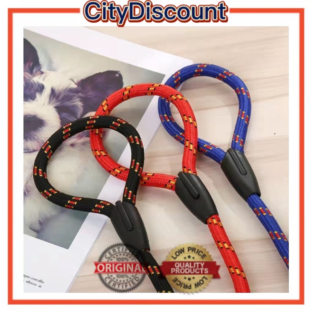 Dog chain Dog Leash Climbing Rope Night Safe Pet Chain with Padded