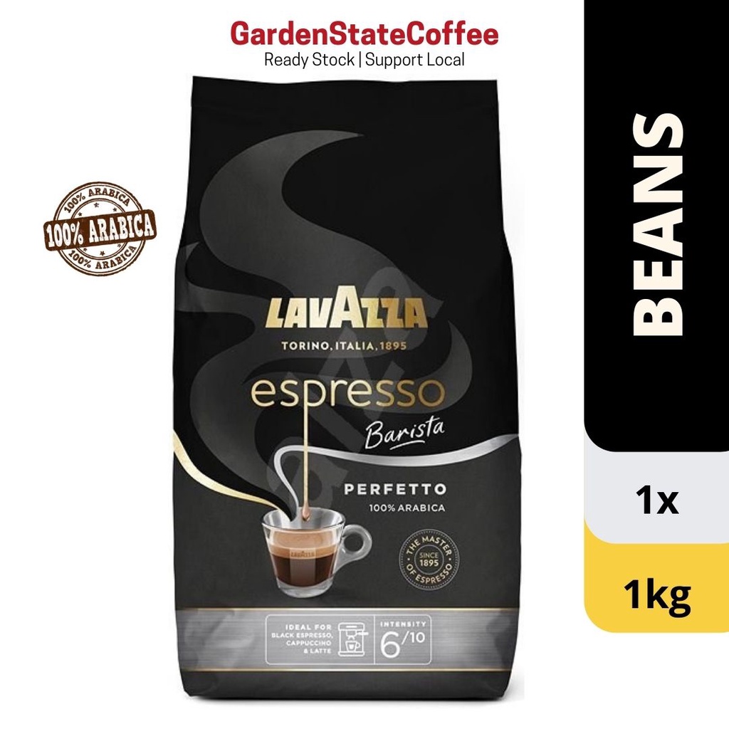 1kg Lavazza Espresso Barista Perfetto, 100 Arabica Whole Coffee Beans