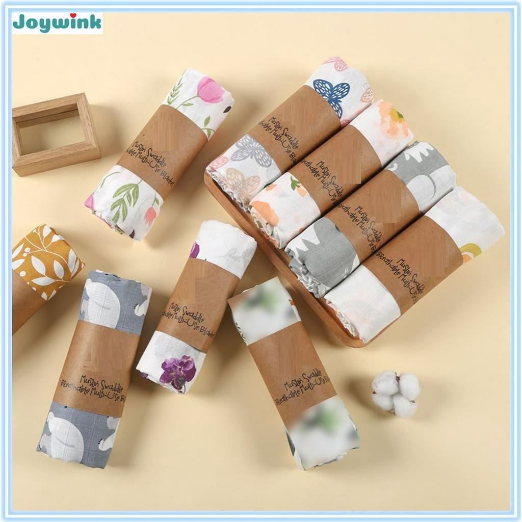 [2 for 8.8] Muslin Bamboo Cotton Baby Wrap Newborn Swaddle Blanket
