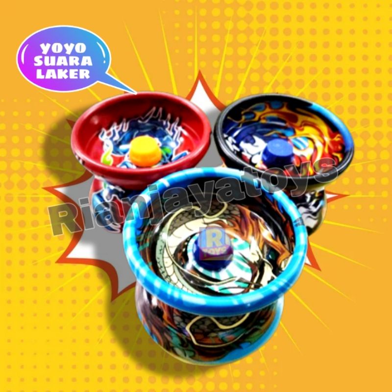 Good Quality Yoyo Toy With Sound Laker Iron Yoyo Toy Shopee Singapore