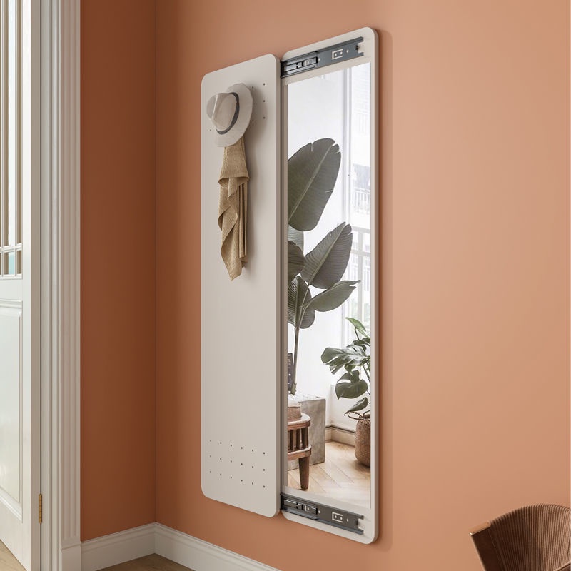 KUKA Solid Wooden Furniture Sliding Mirror Invisible Fulllength Mirror