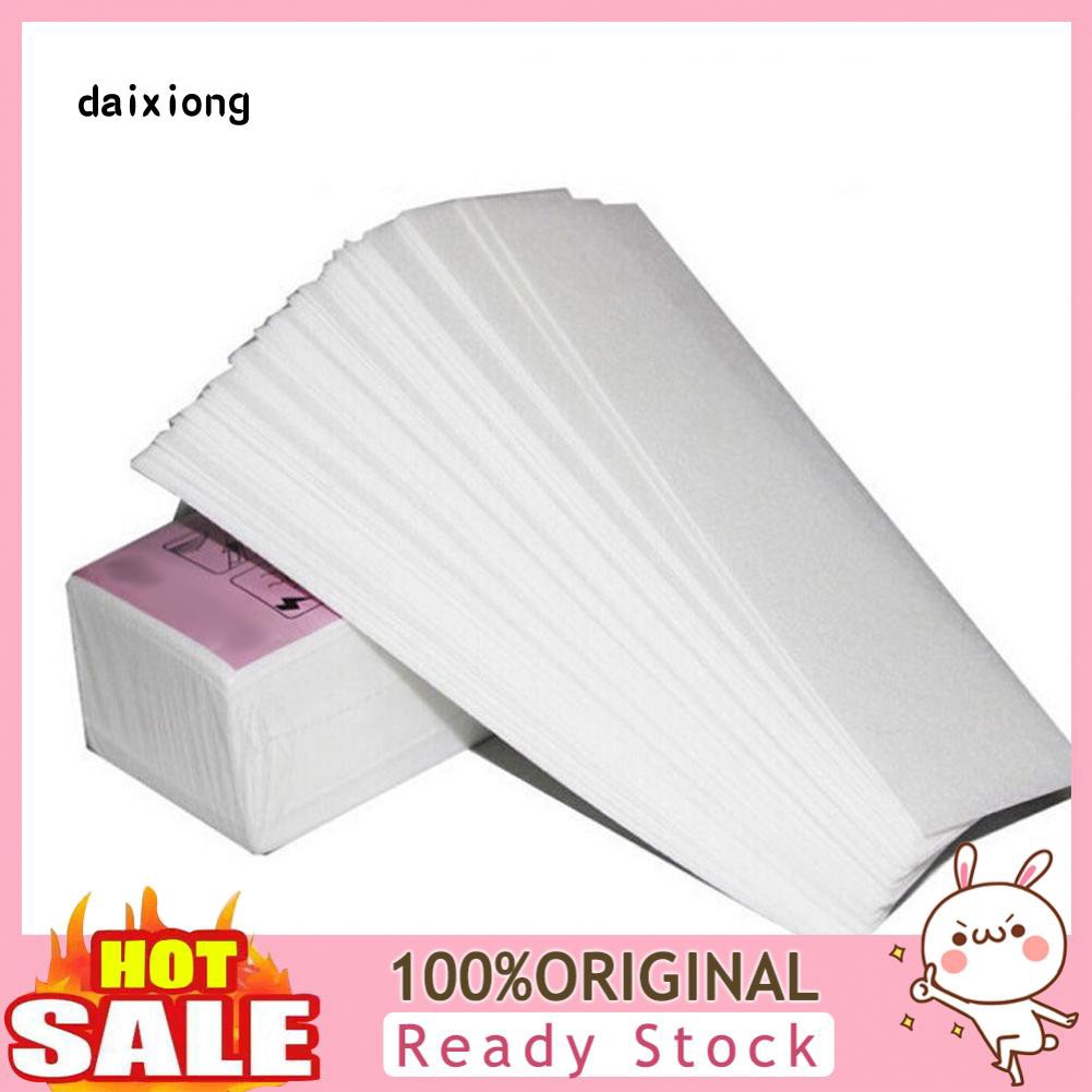 wangxu_100Pcs Disposable Depilatory Nonwoven Strips Leg Arm Hair Wax