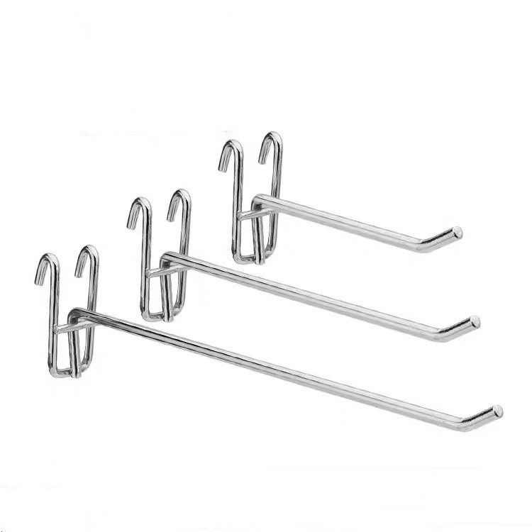 4 in / 6 in / 8 in / 10 in / 12 in Bracket Grid Hook Shelf Display Hook