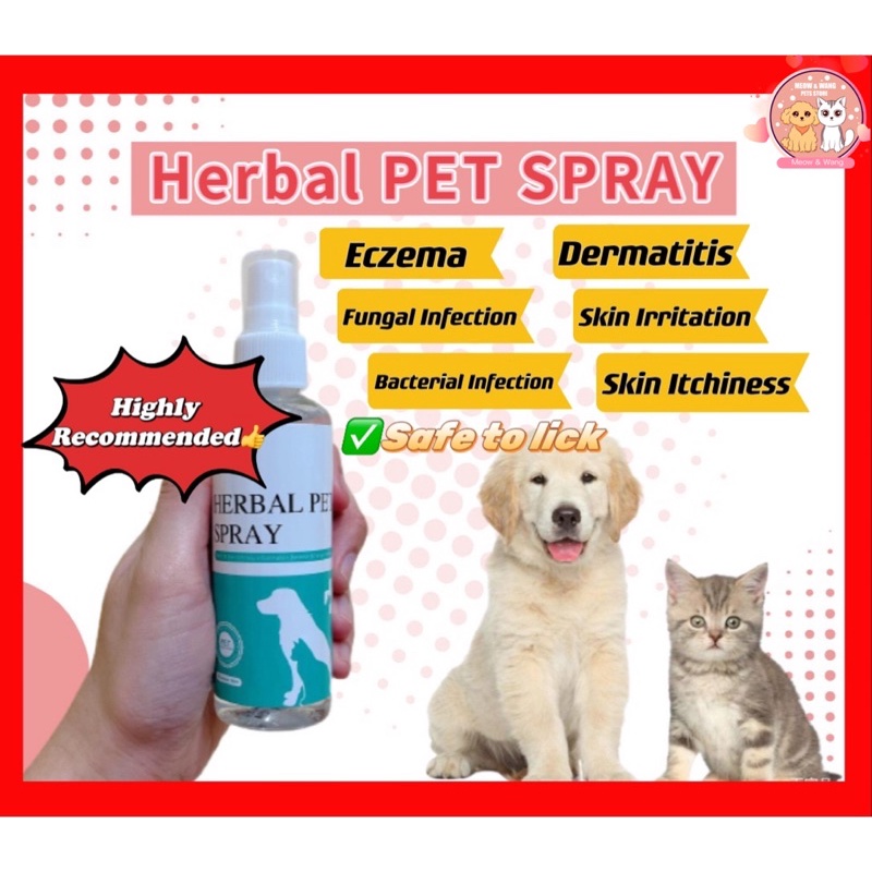 [meownwang]Herbal Pet Spray Multipurpose Medicine Cat Ringworm