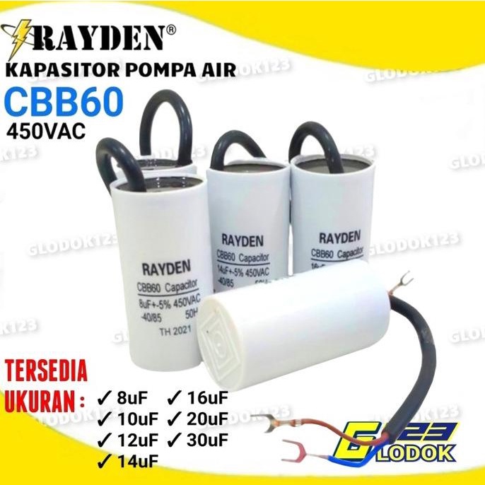 Water Pump Capacitor Round Body 450V AC Shopee Singapore