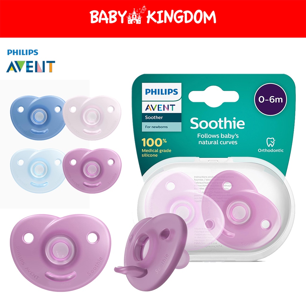 Philips Avent Soothie Pacifier (06m) Shopee Singapore