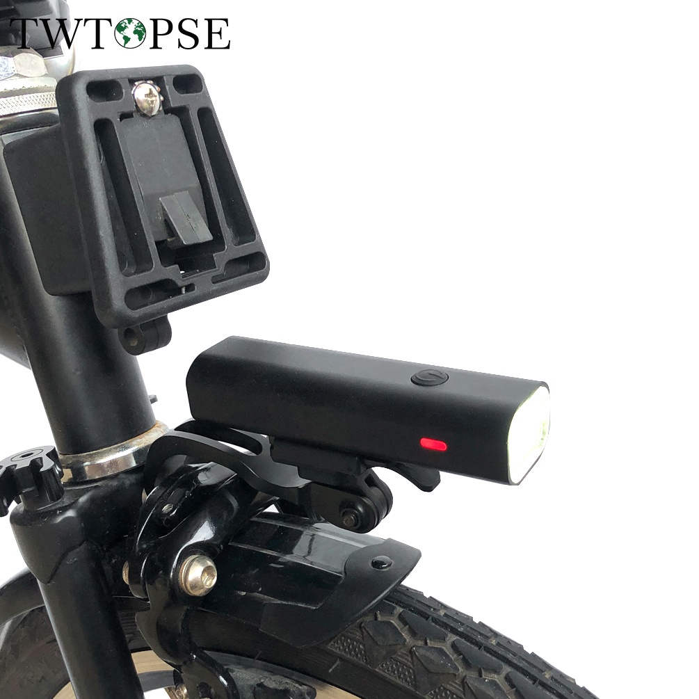 TWTOPSE 400 Lumen Bike Light With Rack For Brompton 3SIXTY Folding