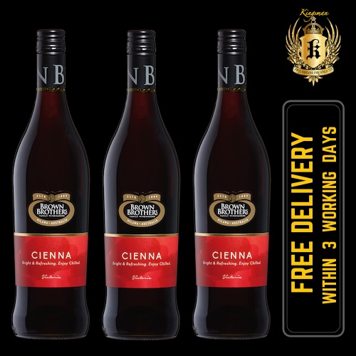 Brown Brothers Wine Cienna 750ml x 3 (BUNDLE DEAL) Shopee Singapore