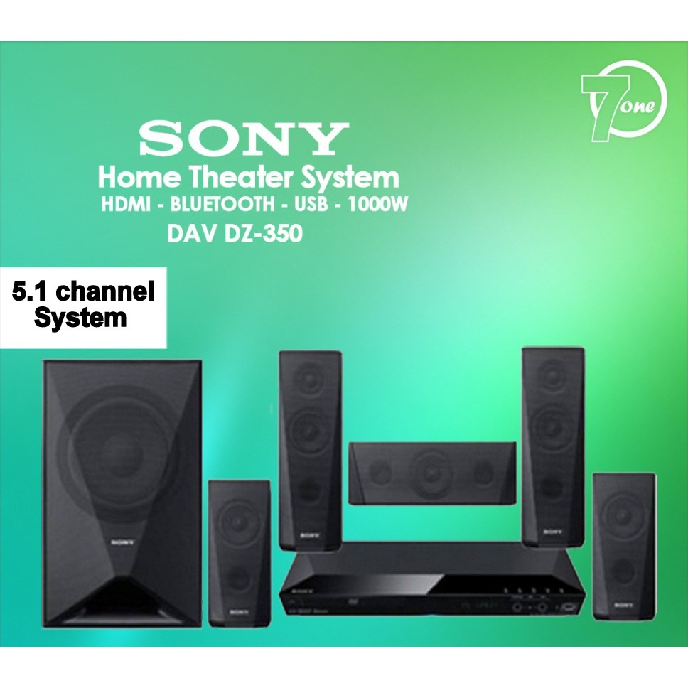 Sony DAVDZ350 Real 5.1ch Dolby Digital DVD Home Theatre System Shopee Singapore