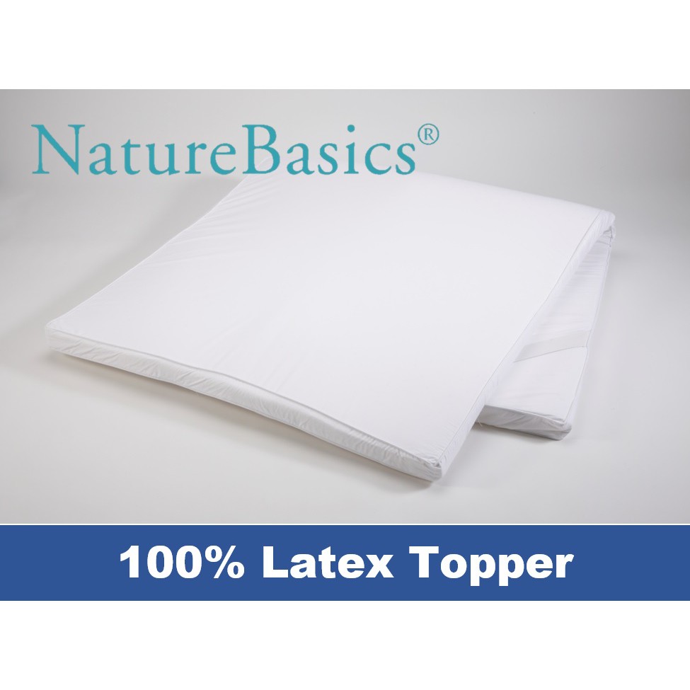 Nature Basics 100 Latex Topper/Overlay Fabric 100 Cotton Filling