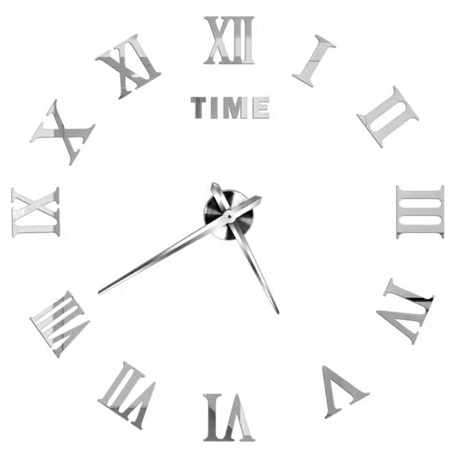 3D Wall Clock Luminous Frameless DIY Digital Clock Wall Stickers for