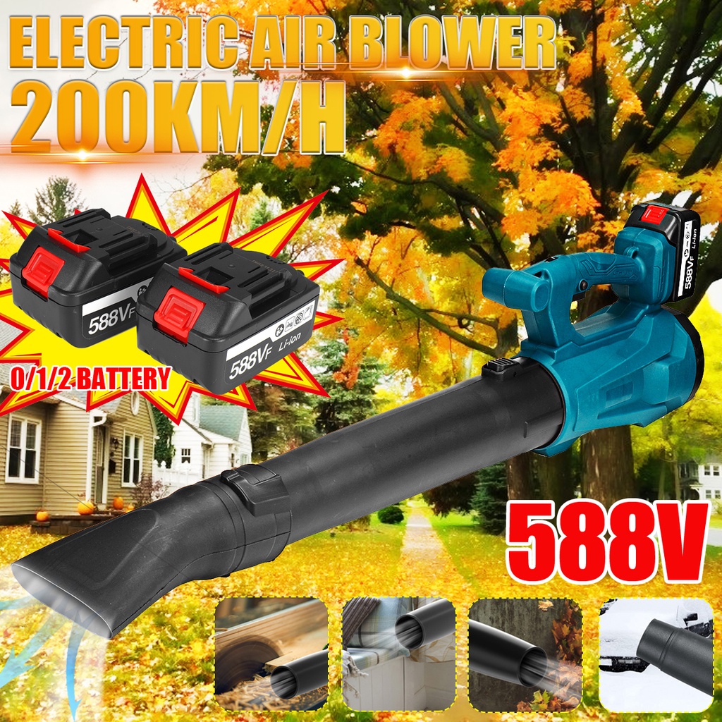 588Vf 30000RPM Cordless Electric Air Blower Handheld Leaf Blower Dust