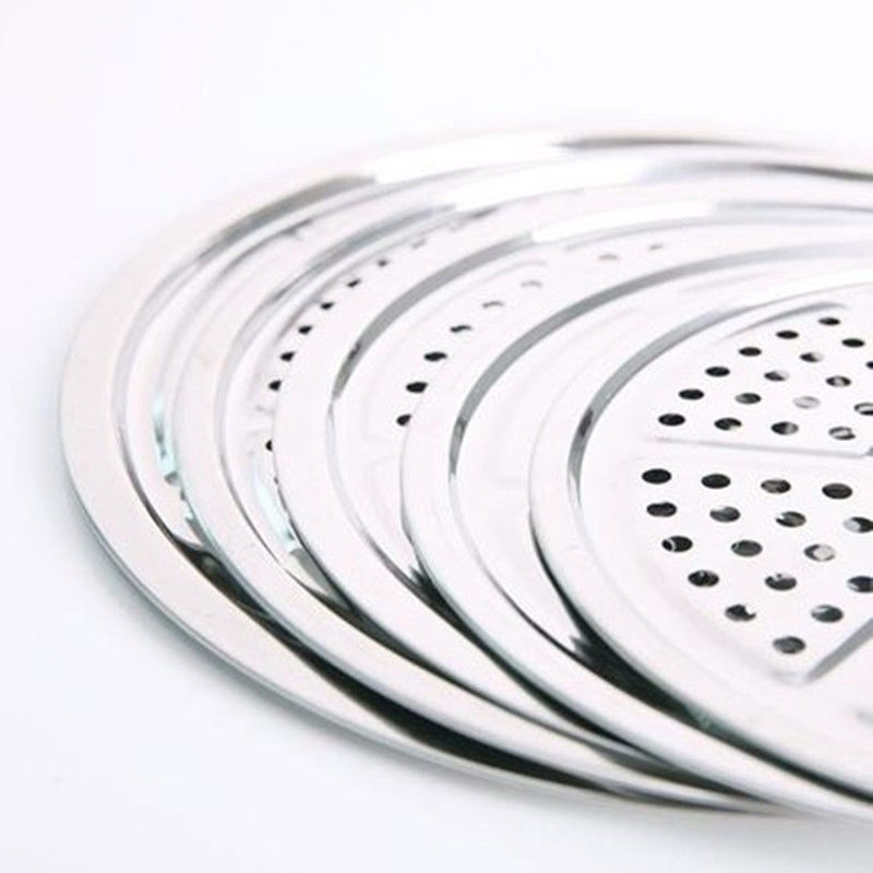 304 Stainless Steel Steamer Plate round Steaming Rack Steamer Steamer Grid Steamed Buns Wok