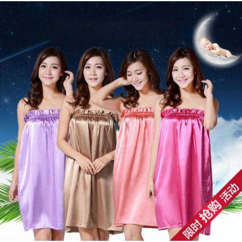 Travel Bathrobes Beauty Salon Bath Skirts Tube Tops Spring Summer