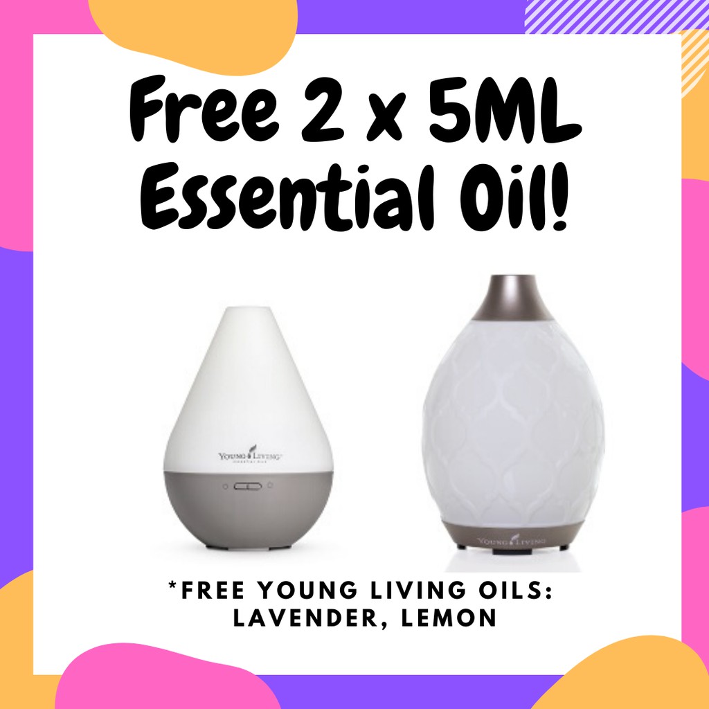 Young Living Desert Mist / Dewdrop / Sweet Aroma / Lucia Diffuser