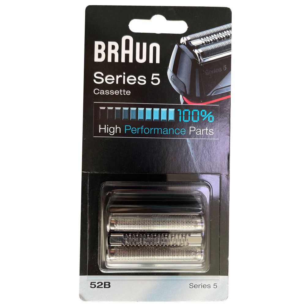 Braun 52B Series 5 Electric Shaver Head Replacement Cassette ( Black ) Shopee Singapore