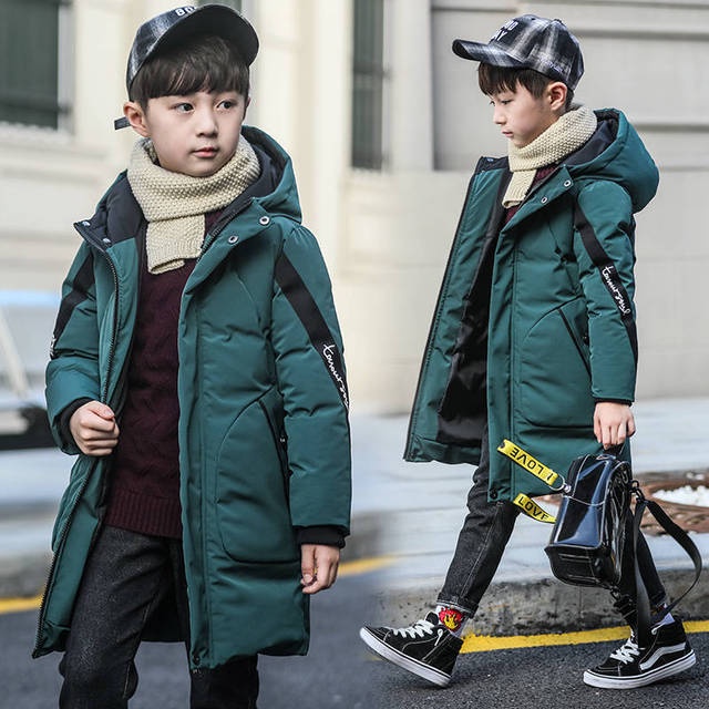 Children's clothing boys' winter down padded jacket 2022 children's