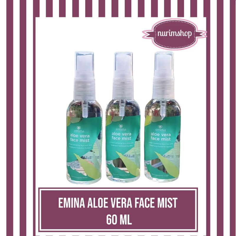 Emina Aloe Vera Face Mist 60ml Shopee Singapore