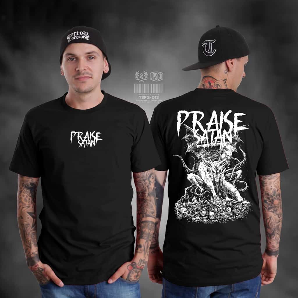 PRIA HITAM New TShirt SATANIC SERIES Black Color Clothes Shopee