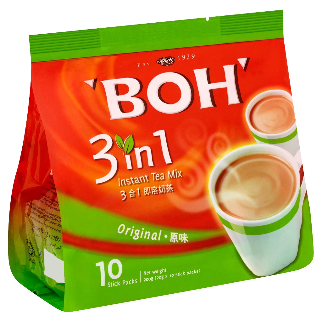 Boh 3 in 1 Original Instant Tea Mix 20g x 10s Shopee Singapore