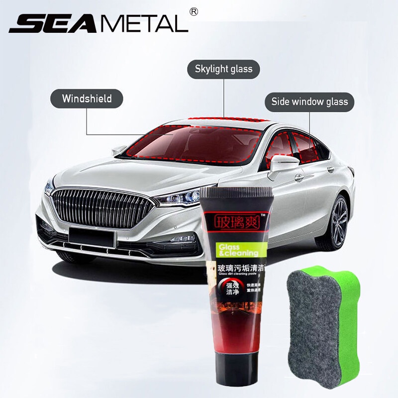 30ml Car Glass Cleaning Paste Remove Oxidized Spots Oil Film Cleaner