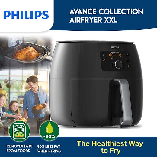 PHILIPS Avance Collection Air Fryer XXL HD9654/91 Shopee Singapore