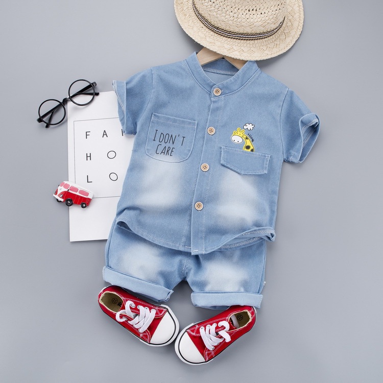 Kid's shirt suit baby boy clothes 04 years old baby fashion handsome