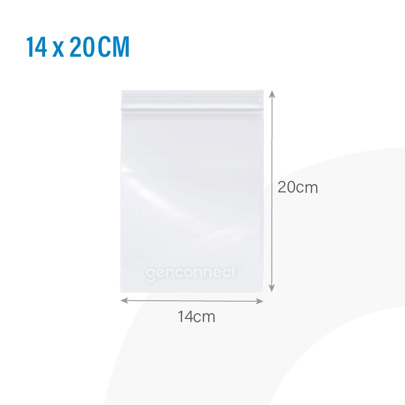 [SG] Ziplock Bag / zip lock pouch / Resealable bag / Clear (Transparent