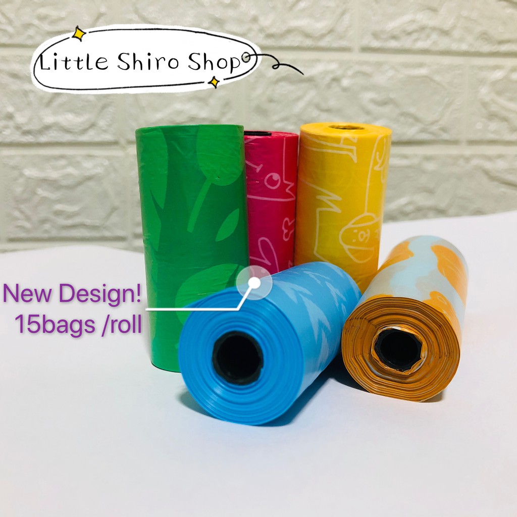 [SG In Stock] Bundle of 10rolls 15 to 20 bags/roll Poo Bag Waste