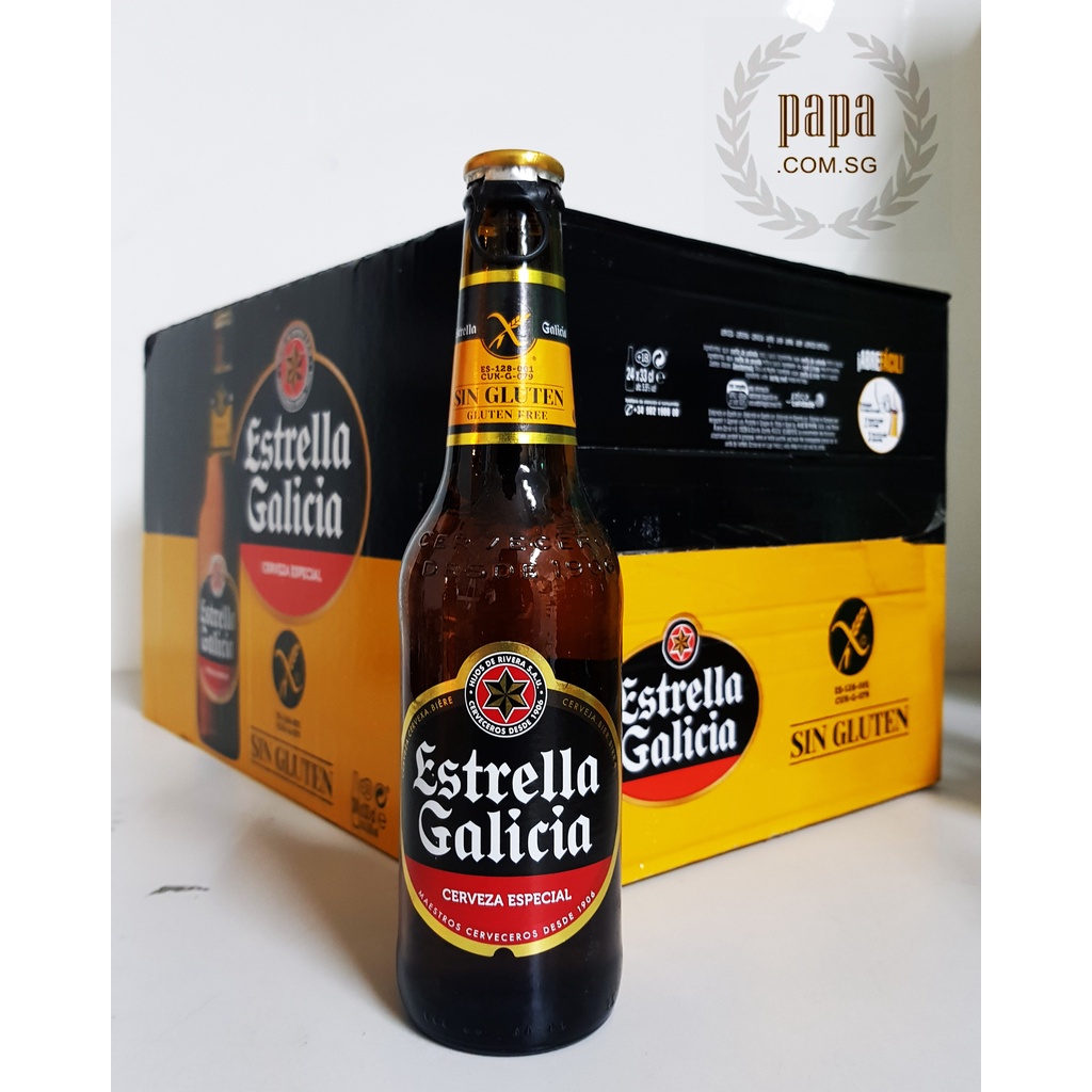 Estrella Galicia Cerveza Especial Sin GLUTEN FREE 5.5 abv (24 x