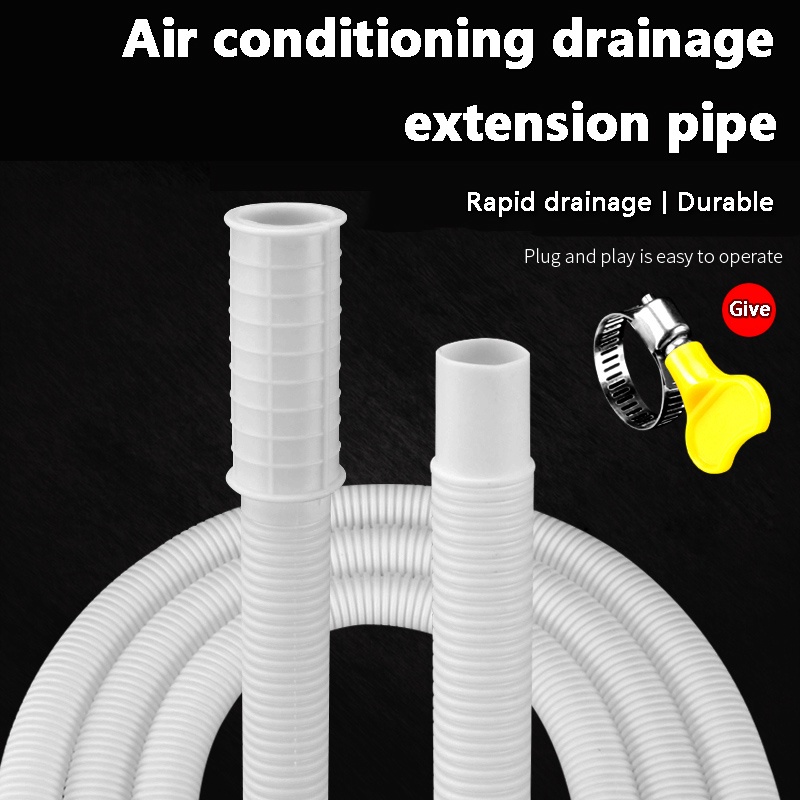 Washing machine inlet and outlet pipes, extension pipes, air