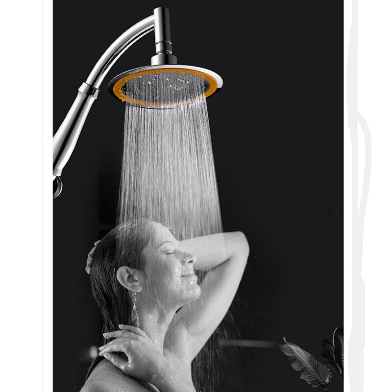 Luxury Rain Shower Head 6 Inch High Pressure Bathroom Rainfall Handheld