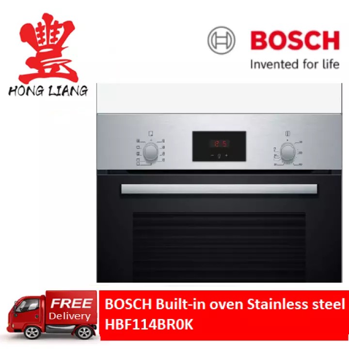 BOSCH BUILTIN OVEN Stainless Steel HBF114BROK Shopee Singapore