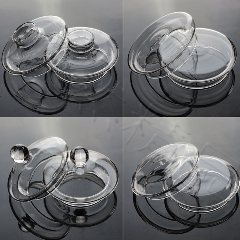 Glass Lid Pot Lid Lid Tea Utensils Teapot Top Pot Lid Flower Teapot Top